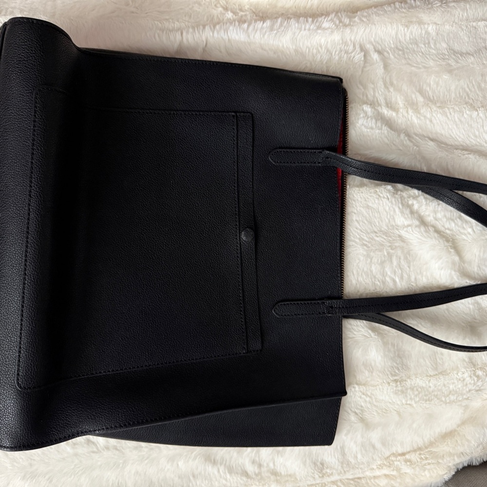Banana Republic Black Genuine Leather Shoulder Bag